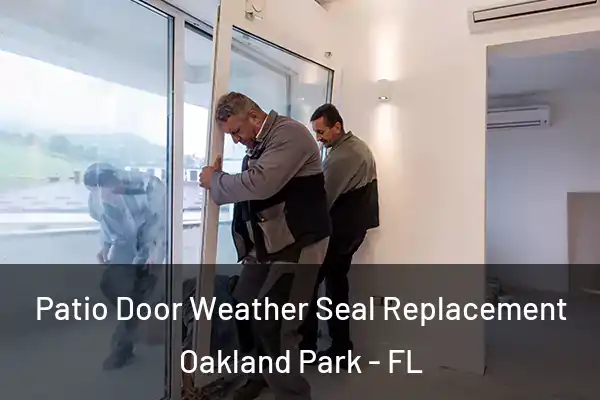 Patio Door Weather Seal Replacement Oakland Park - FL